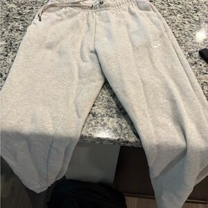 Nike Grey Fleece Jogger Pants